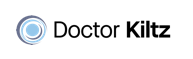 A logo for "Doctor Kiltz" featuring a circular icon with blue and white concentric rings to the left of the text. The word "Doctor" is in black, while "Kiltz" is in bold black.